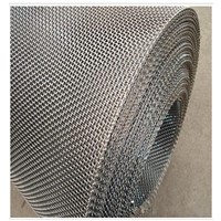 ISO Crimped wire mesh /flat top crimped wire mesh