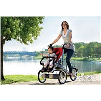 Whole set selling 3 Wheels 16&amp;quot; Folding Mother and Baby Bike +1 rain cover+1   side bag Baby Stroller