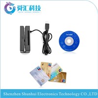 SH100-IC USB Magnetic swipe card reader &amp;  IC EMV Card reader writer