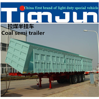 Sand Coal Transport Side Tipping Semi Trailer