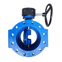 double eccentrice double flange butterfly valve