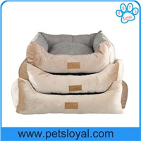 washable dog beds stripes short plush pp cotton machine washable dog bed