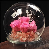 Round Shaped Glass Dome Home Decoration Creative Handmade Friend Gift DIY Gift