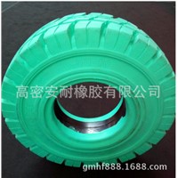 ANair Green Rubber, Non-marking Solid Tire 650-10, for Forklift and other industrial