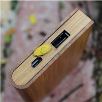 Wooden Design fashionable factory price professional OEM/ODM4000mah power bank made in china