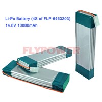 14.8V 10000mAh Li-polymer battery pack