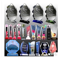 2014 China Supplier hot new products crystal award,wholesale custom crystal award shapes