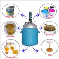 500L Chemical glue mixing reactor with tank agitator
