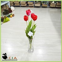 Artificial Garden Flowers Tulip Flower , Artificial Decoration Flower