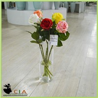 Factory Direct Artificial Silk Rose Flower for Wedding Decoration
