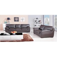 French Modern Living Room Furniture Leather  Sofa Set AL371