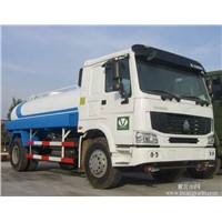 10M3 HOWO 4X2 Water Tank Truck with Flat Cab 290 HP