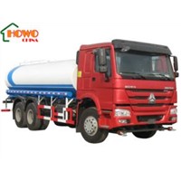 25M3 HOWO 6X4 Water Tank Truck with Flat Cab 336 HP