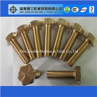 Hot sale DIN933 brass hex bolt