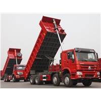 SINOTRUK HOWO 8*4 Dump Truck with day cab , 371HP