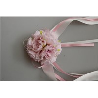 Wrist Corsage Bracelet Silk Rose Flower Wedding Party Bridal Flower Bracelet