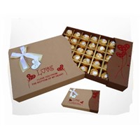 luxury cardboard chocolate box