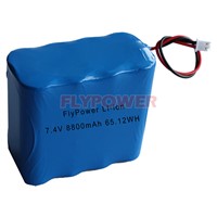7.4V 8800mAh 18650 Li-ion battery pack