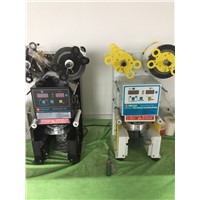 guangzhou wholesale disposable cup sealing machine/boba tea cup sealing machine with CE certificate