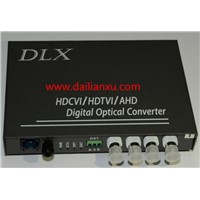 1080p 2Mp 1-16channels HD-AHD Video/Audio/Data Fiber Optical Transmitter and Receiver(DLX-HDVOP-A)