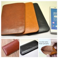 High quality Uitra thin Wax oil Leather Cover Case sleeve bag for Samsung Galaxy Note 5 Phone Case