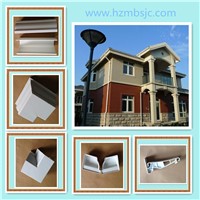 PVC rain gutter for roof drainage system gutter with complete accessaries