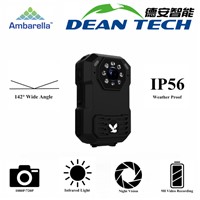 DSJ-N9 Night Vision Police Body Worn Video Camera for Law Enforcement Amberalla A2 Chipset IP56