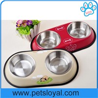Stainless Steel Dog Bowls wholesale Multifunctional Dual Port