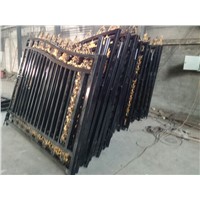 Haotian welded decorative wrought iron gate factory