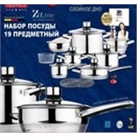 Millerhaus  MH-9001 16pcs stainless steel cookware set