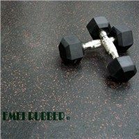 anti-static gym rubber floor mat(EN1177)