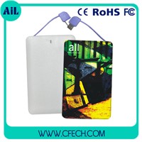 Credit Card Power Bank 2500mAh, Ultra Thin Power Bank 2500mAh Made In China