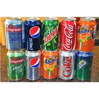 Soft Drinks Mirinda, Sprite, Coke, Fanta, Lipton Ice Tea, Pepsi, Cola
