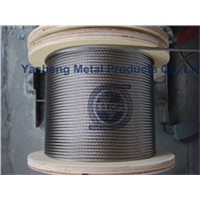 stainless steel wire rope left hand lay
