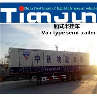 China manufacturer 13m Tri Axle Side Curtain Dry Bulk Cargo Semi Trailer