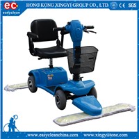 high quality electric driving mop dust cart