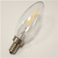 Candle lamp C35 1W led filament bulb