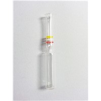 2ml red yellow band clear ampule