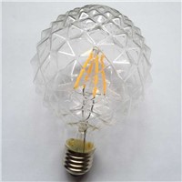 Crystal glass Lamp G95 led filament bulb globe lamp