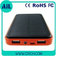 Waterproof Solar Power Bank 5000mAh For Mobile Phone (S05)