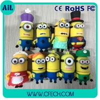 2d/3d Lovely Cartoon Shape USB Flash Drive Hoe selling Made In China
