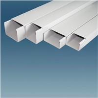 WHITE PVC CABLE TRUNKING