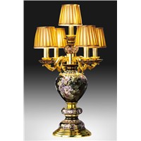 &quot;Great Rich and Honour&quot; Cloisonne Table Lamp