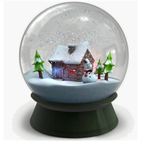 Resin Glass Snow Globe For Tourist Landscape Souvenir