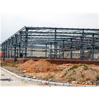 High rise steel structural for workshop /warehouse