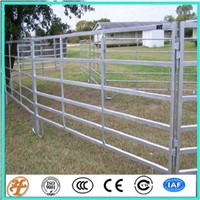 1.8x2.1m HDG round pipe galvinized metal pig fence panels