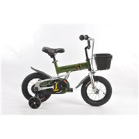 Black basket bicycle for baby,kids training bike, kids bicycle four wheels