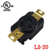 LK-2321F   NEMA L5-20R  Locking Receptacle