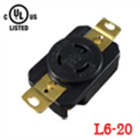 LK-2322F   NEMA L6-20R  Locking Receptacle