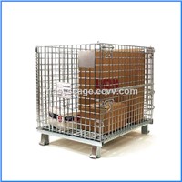 Steel Structure Warehouse Foldable Wire Mesh Cages